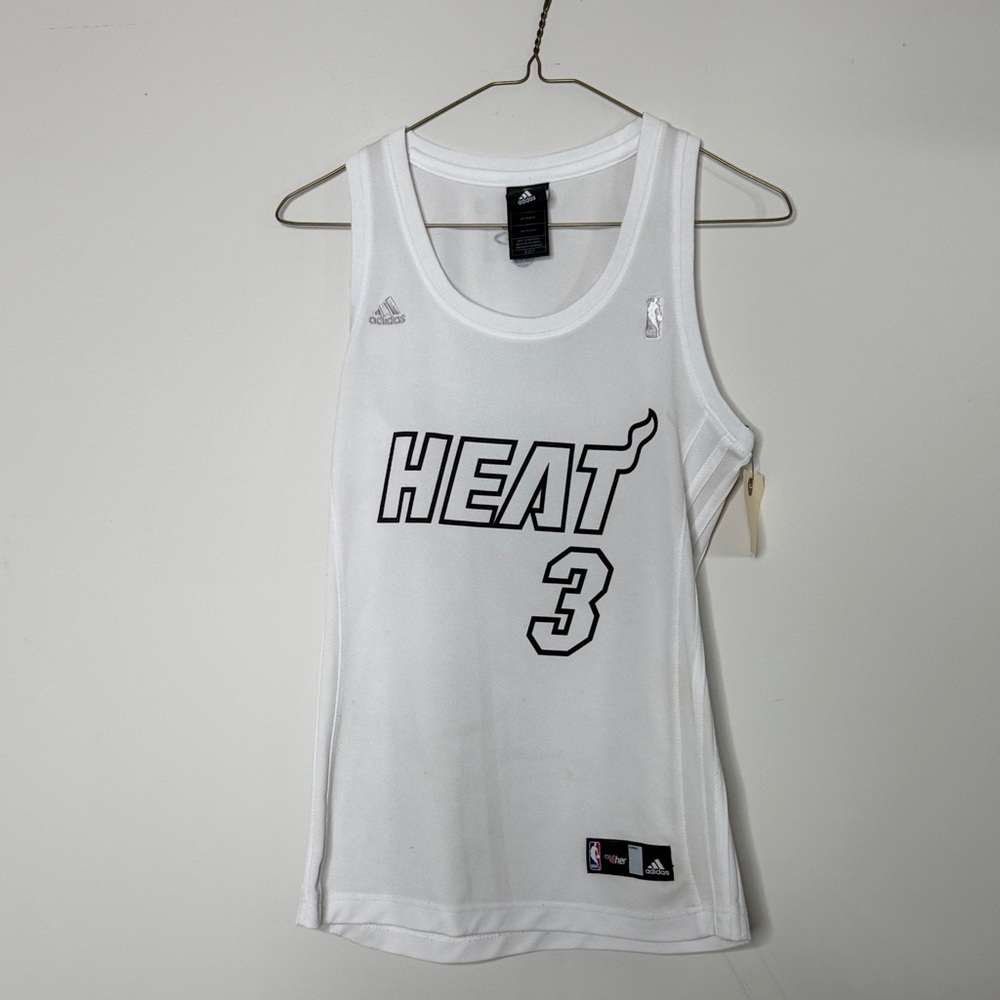 Adidas White Heat Basketball Jersey
